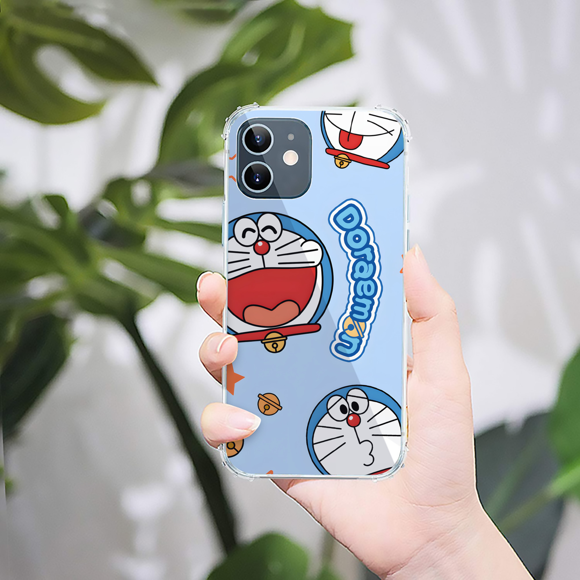 （画像用） ドラえもん Doraemon 【iPhone 12シリーズ対応】透明スマホケース（クリアソフトケース）